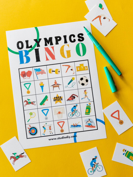 Free Printable Summer Olympics Bingo
