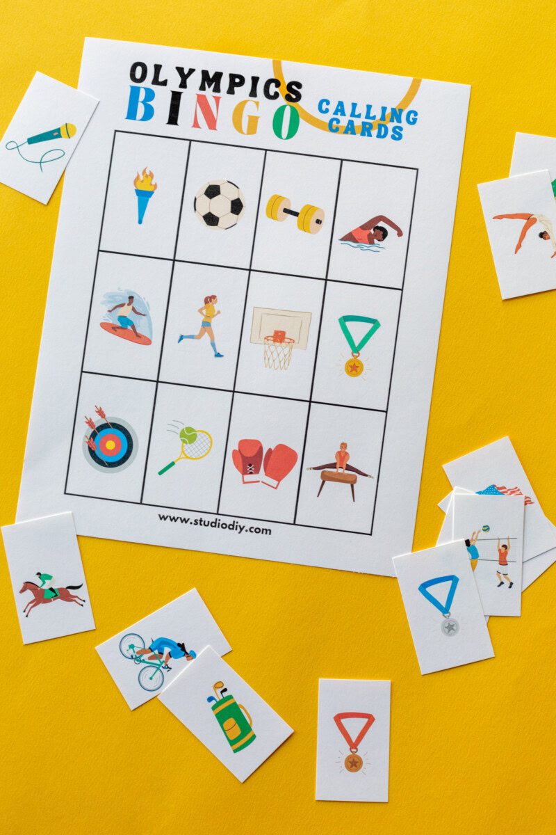 Free Printable Summer Olympics Bingo - Studio DIY