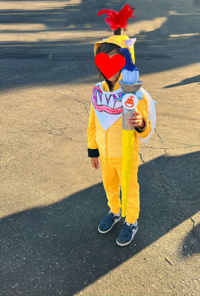 Child in Bowser Jr Costume