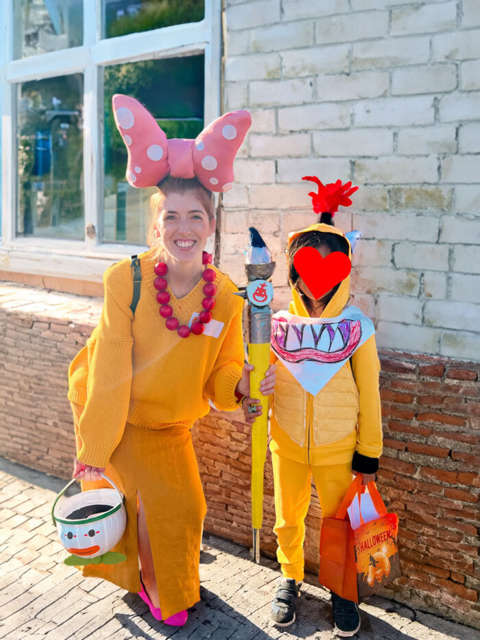 Bowser Jr and Wendy mom and son costume