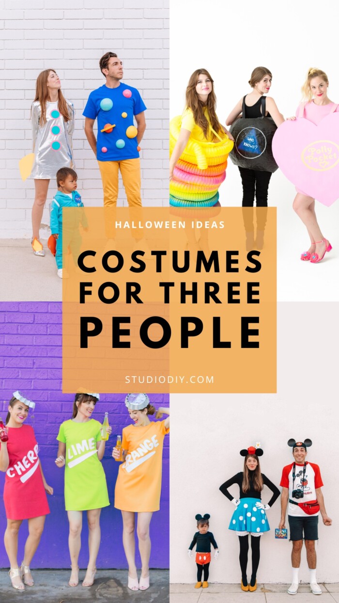 Costumes for 3 People