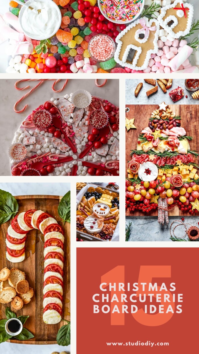 Christmas Charcuterie Board Ideas Collage