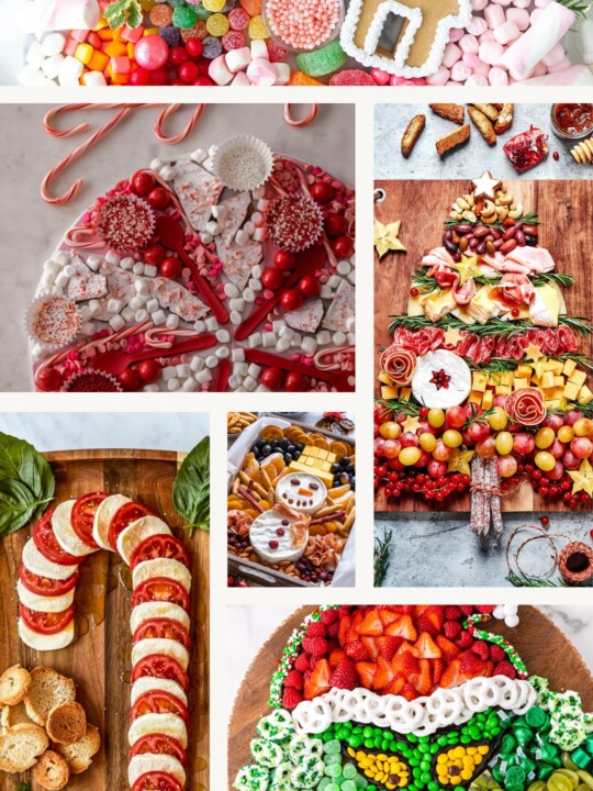 Christmas Charcuterie Boards Collage