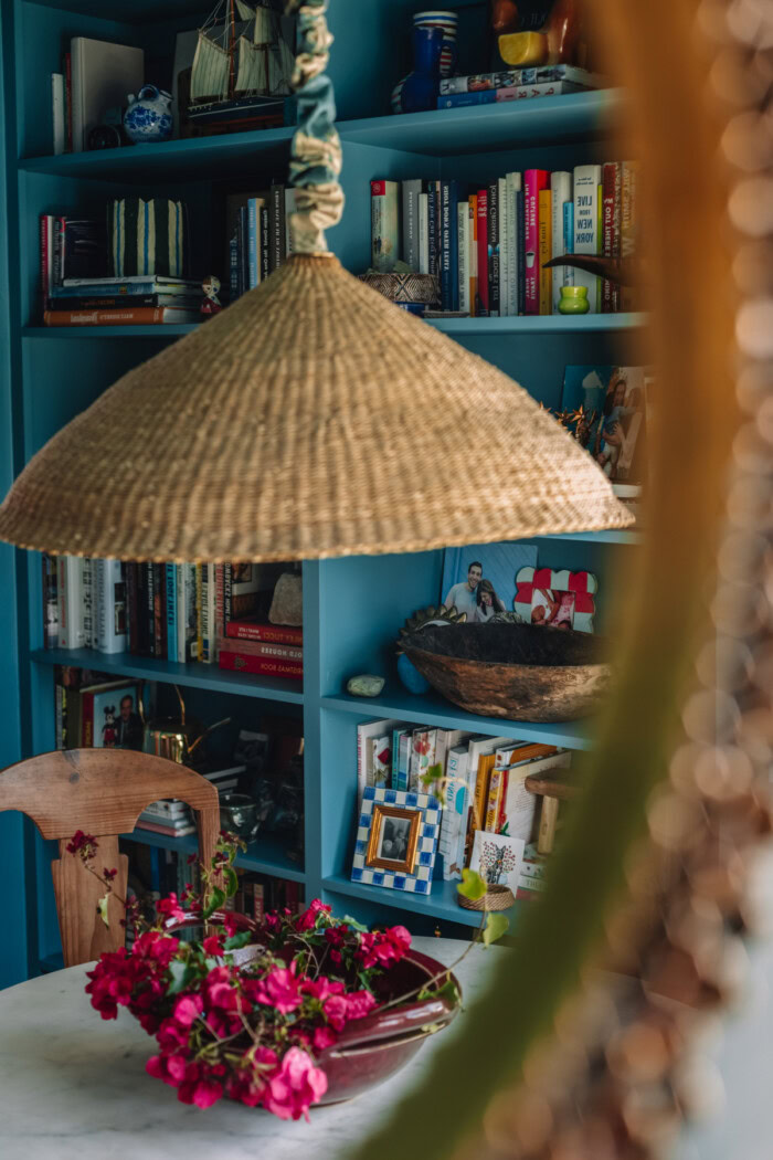 Custom rattan shade 