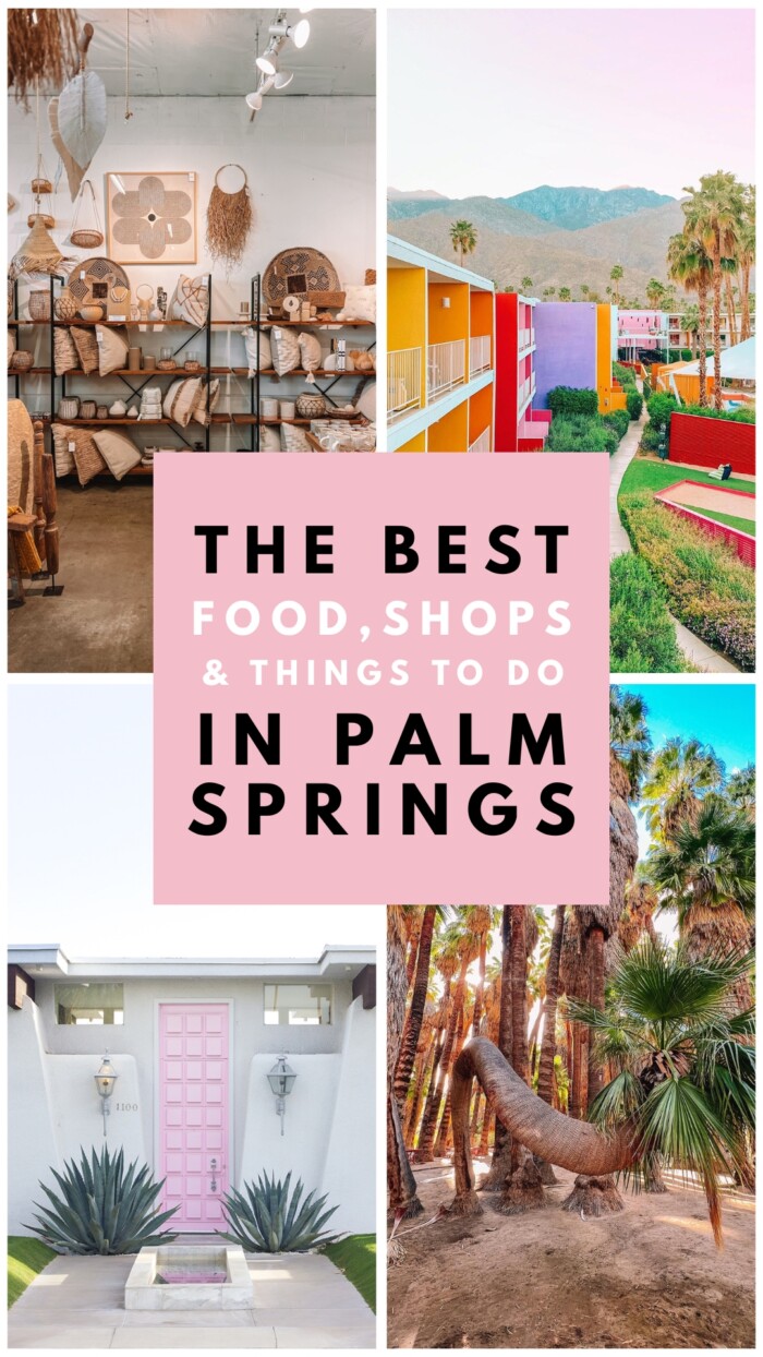 collage of Palm Springs images