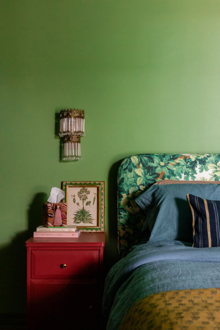 Green bedroom