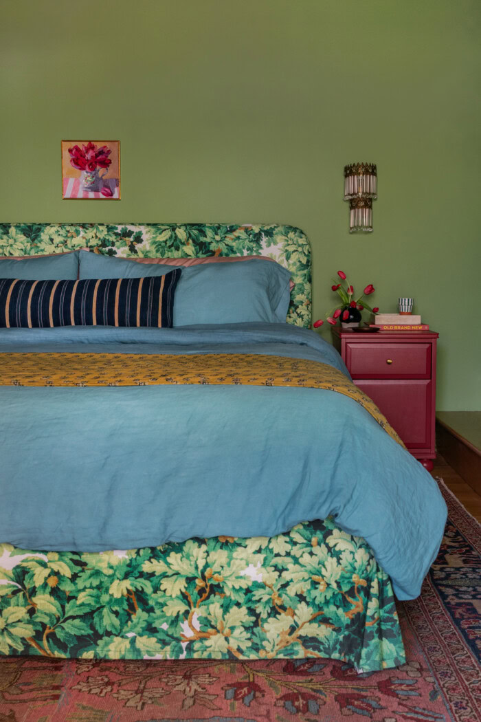 Green Woodland Bed