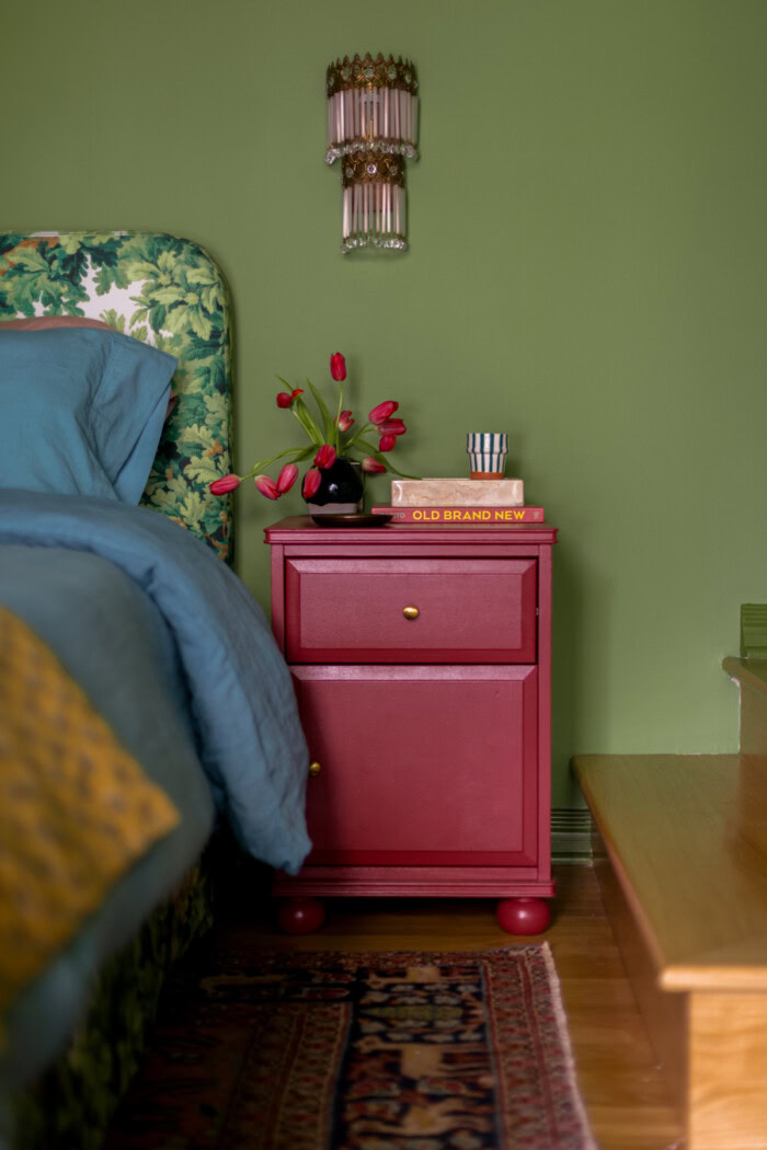 red nightstands