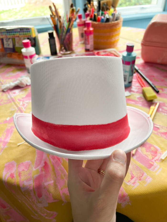 painted hat
